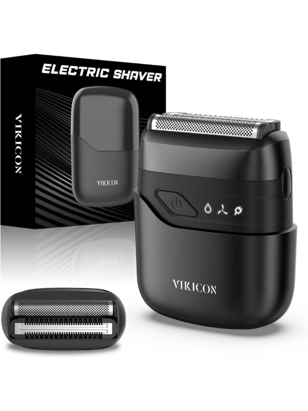 Compact Electric Foil Shaver for Men | Portable Mini Razor for Face & Travel